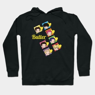 Chibi Bangtan Members Butter Hoodie